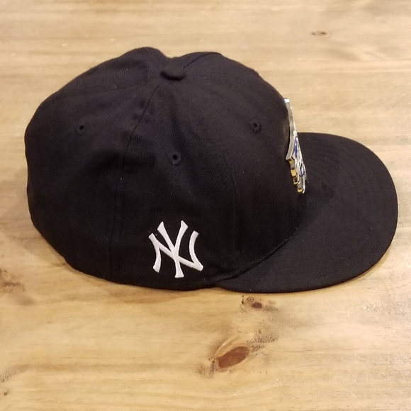 New York Yankees Hat New Era Size 7 3/4 59Fifty World Series 2000 Metal Logo - Picture 4 of 11
